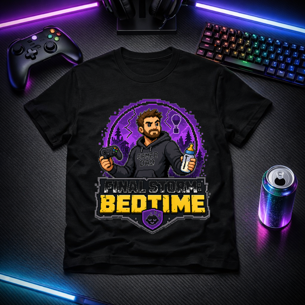 Final Storm: Bedtime - Gamer Tee