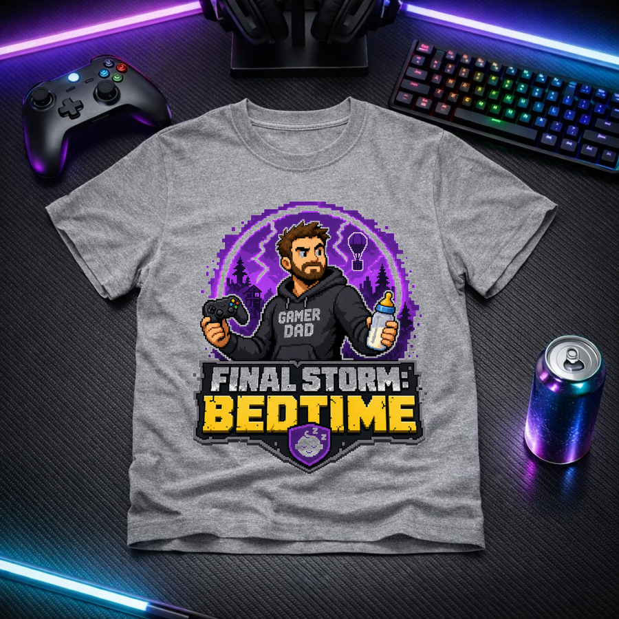 Final Storm: Bedtime - Gamer Tee