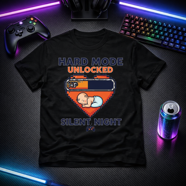 Hard Mode: Silent Night - Gamer Tee