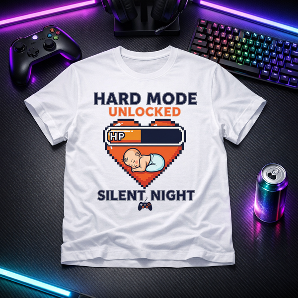 Hard Mode: Silent Night - Gamer Tee