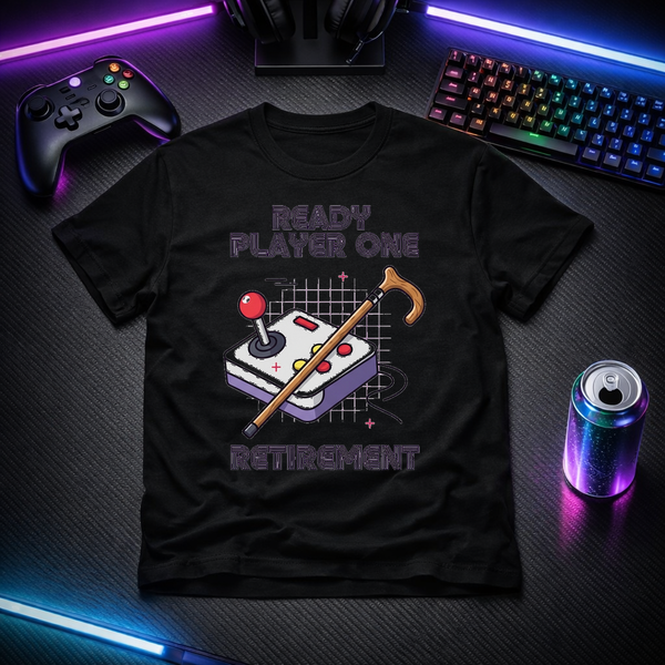 Ready Player One: Retirement - Gamer Tee