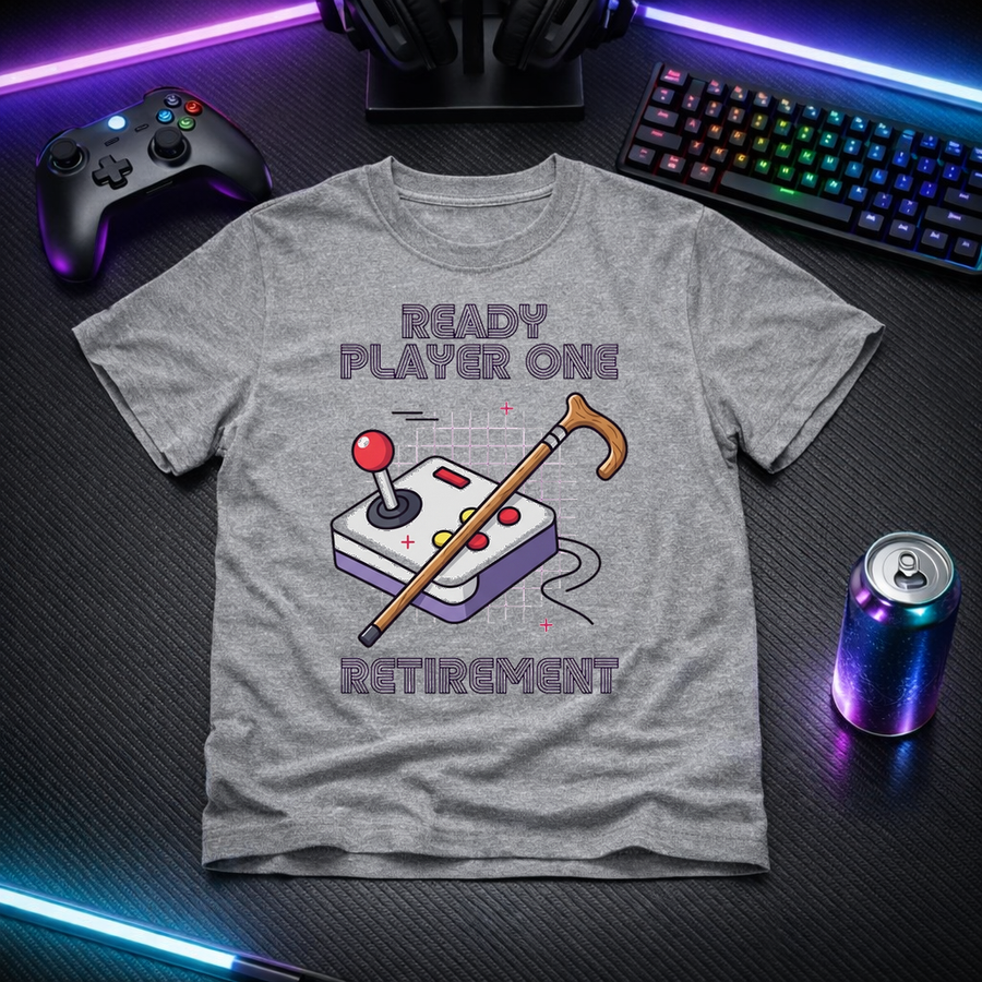 Ready Player One: Retirement - Gamer Tee