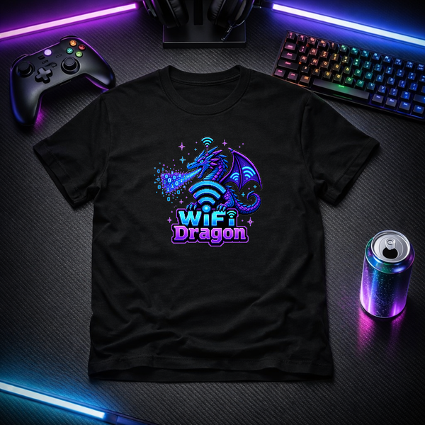 WiFi Dragon - Gamer Tee