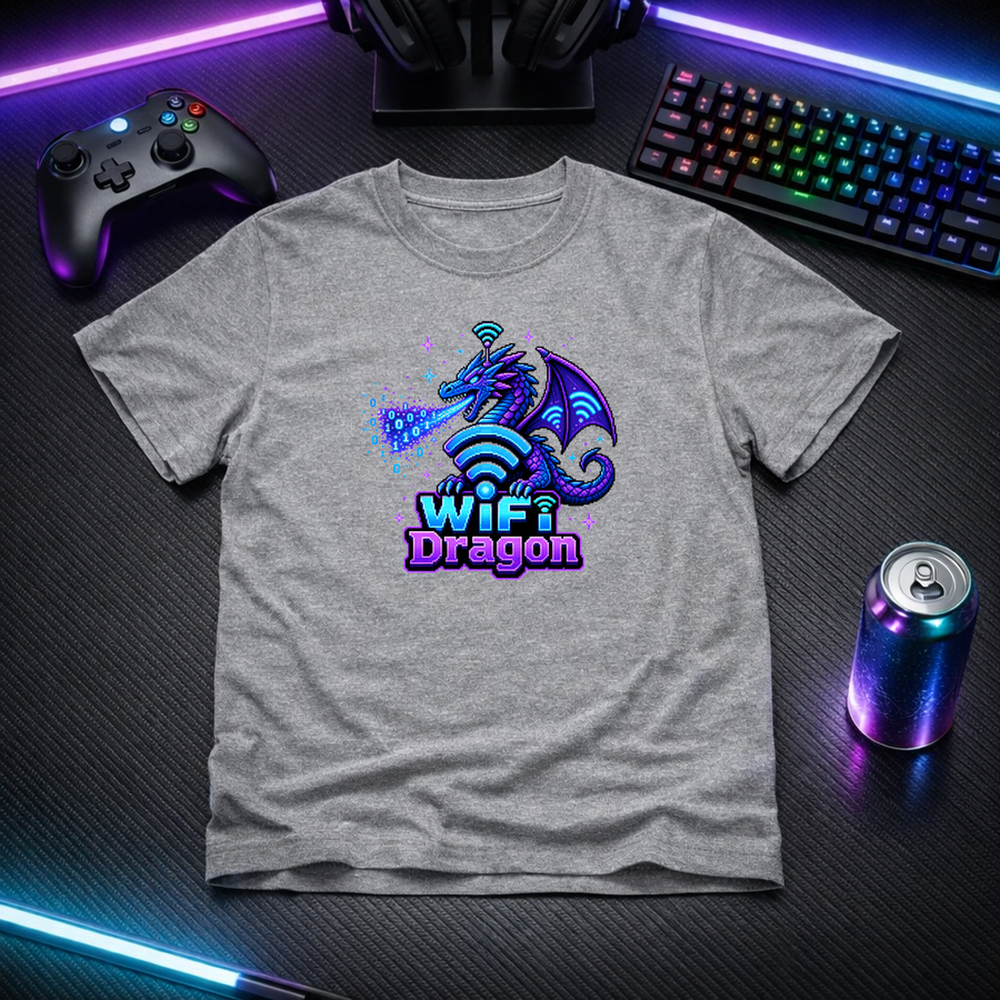 WiFi Dragon - Gamer Tee